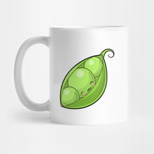 Kawaii peas vegetable Mug